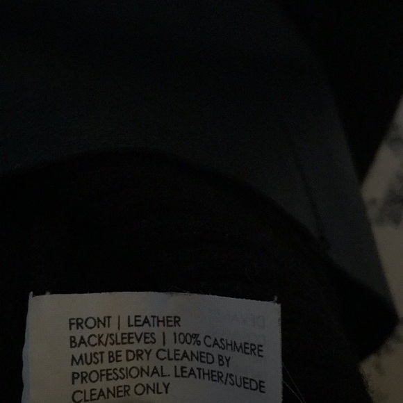 Club Monaco Ramona Leather Front Cashmere Sweater - Picture 4 of 5